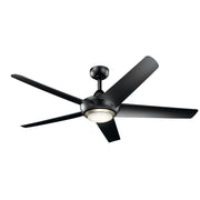 Kichler 330089SBK 52"Ceiling Fan, Satin Black (2)