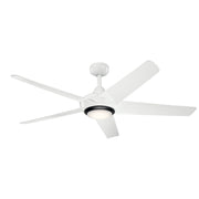 Kichler 330089WH 52"Ceiling Fan, White (2)