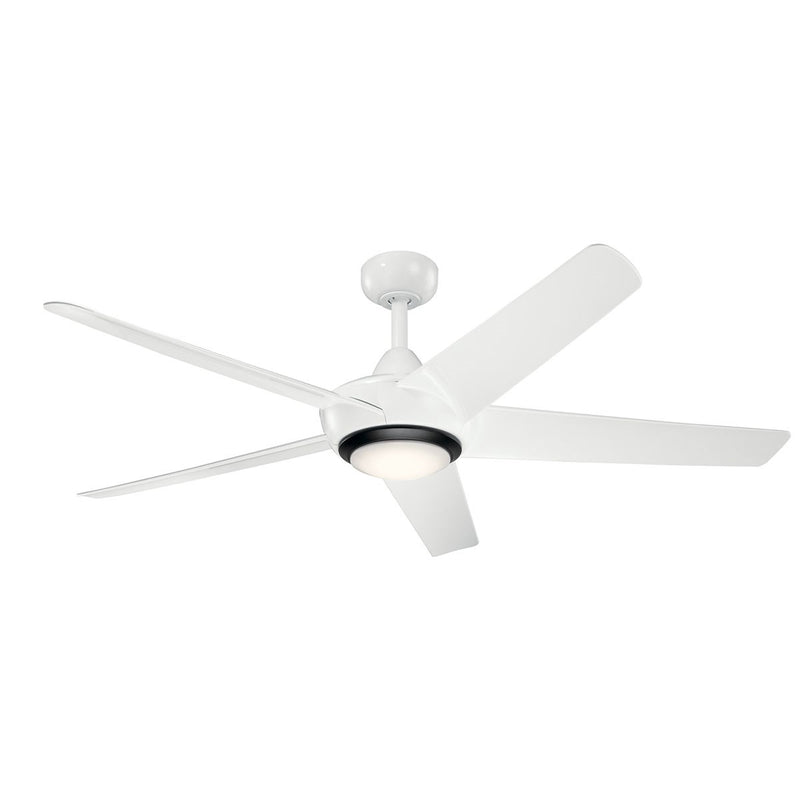 Kichler 330089WH 52"Ceiling Fan, White (2)