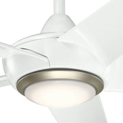 Kichler 330089WH 52"Ceiling Fan, White (3)