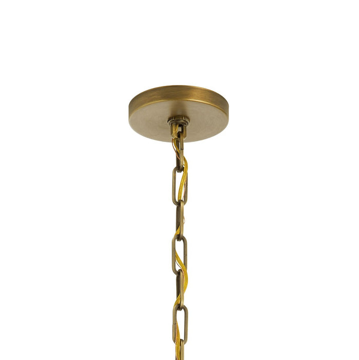 Kichler 43498NBR Four Light Pendant, Natural Brass (3)