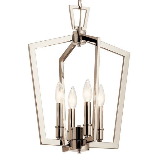 Kichler 43498PN Four Light Pendant, Polished Nickel (2)