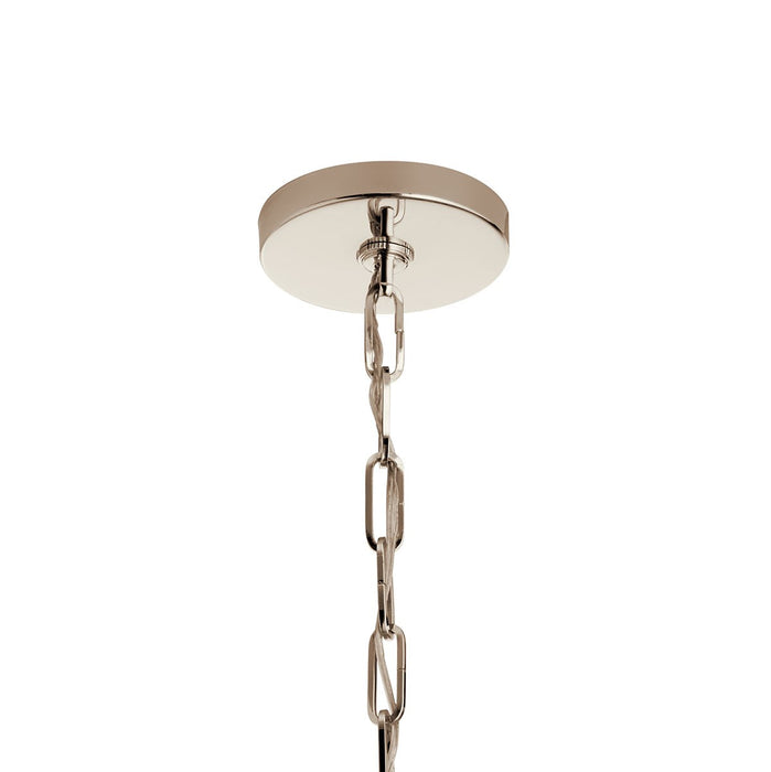 Kichler 43498PN Four Light Pendant, Polished Nickel (3)