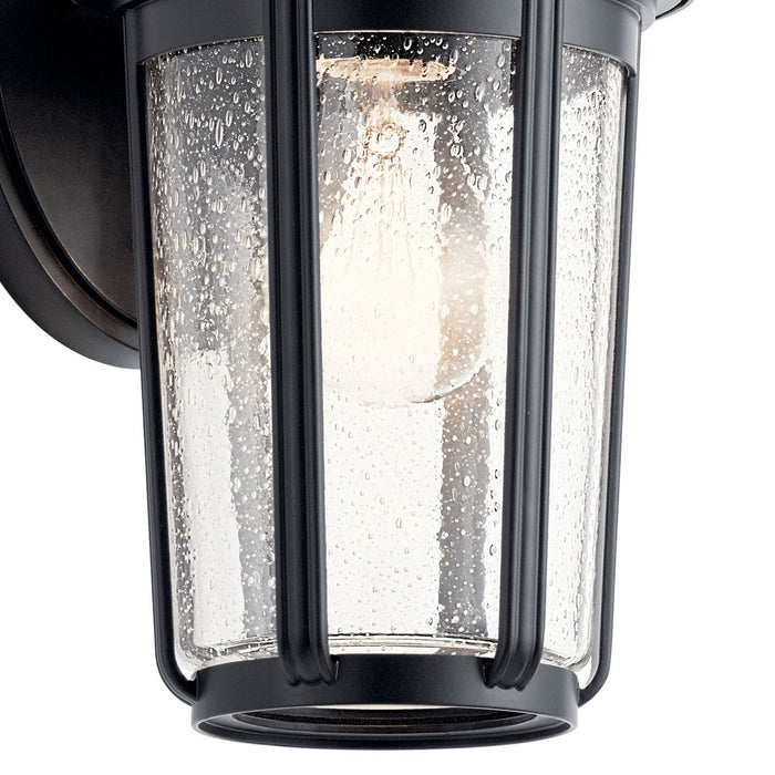 Kichler 49892BK Fairfield One Light Outdoor Wall Mount, Black Alternate Image 2.jpg