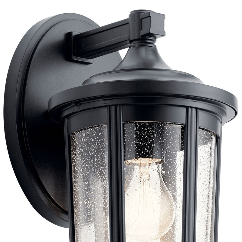 Kichler 49893BK One Light Outdoor Wall Mount, Black (2)