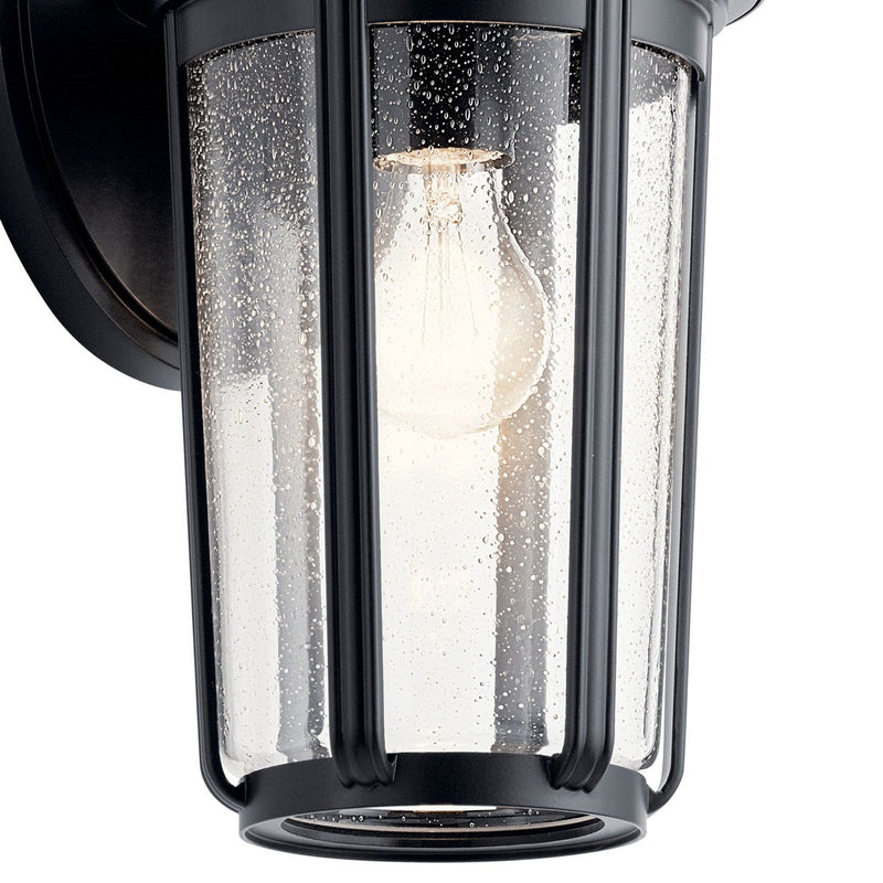 Kichler 49893BK One Light Outdoor Wall Mount, Black (3)