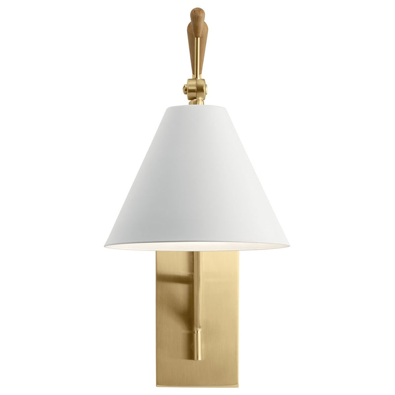 Kichler 52339CG One Light Wall Sconce, Champagne Gold (3)
