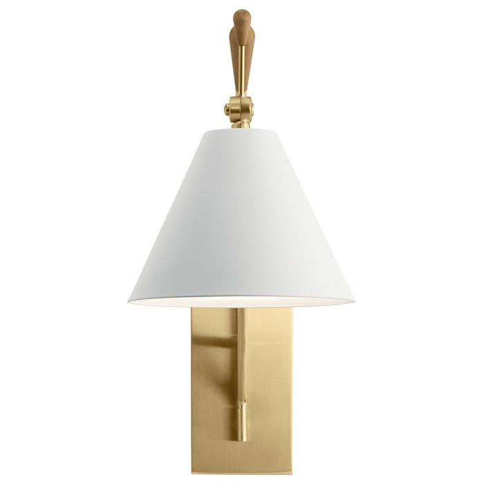 Kichler 52339CG Finnick One Light Wall Sconce, Champagne Gold Alternate Image 2.jpg