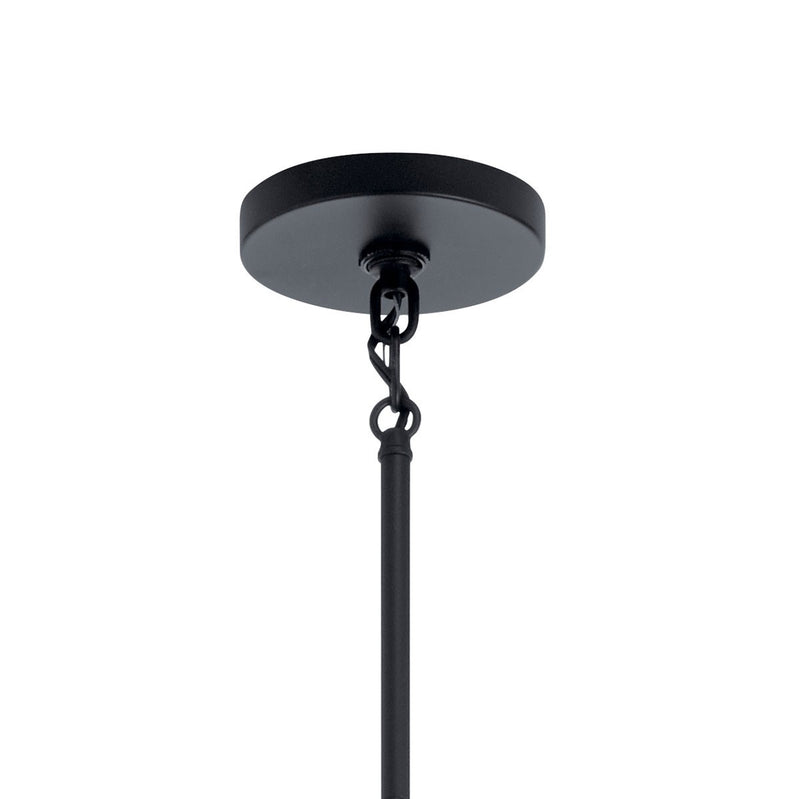 Kichler 52349BK Eight Light Chandelier, Black (3)