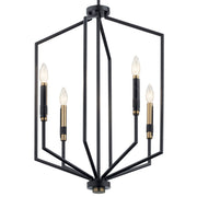 Kichler 52351BK Four Light Foyer Pendant, Black (2)