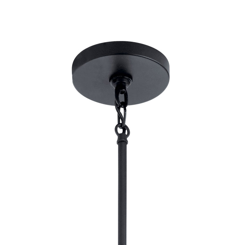 Kichler 52351BK Four Light Foyer Pendant, Black (3)