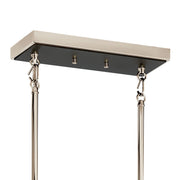 Kichler 52404PN Five Light Linear Chandelier, Polished Nickel (3)