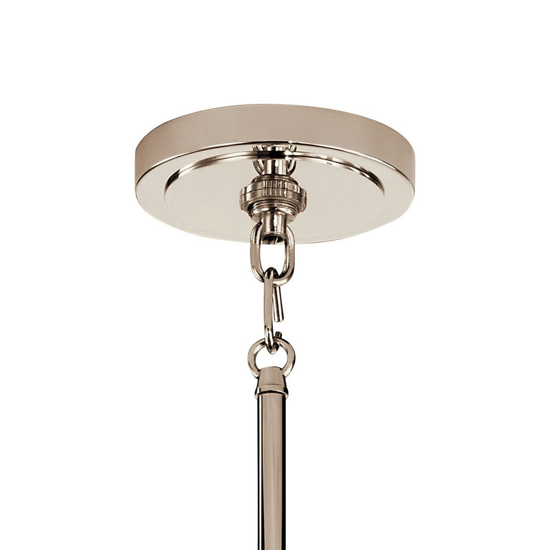 Kichler 52405PN One Light Mini Pendant, Polished Nickel (2)