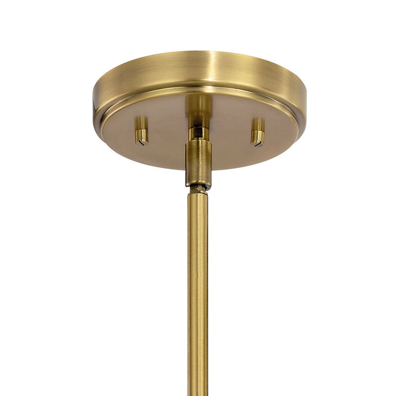 Kichler 52410BNB Three Light Chandelier, Brushed Natural Brass (2)