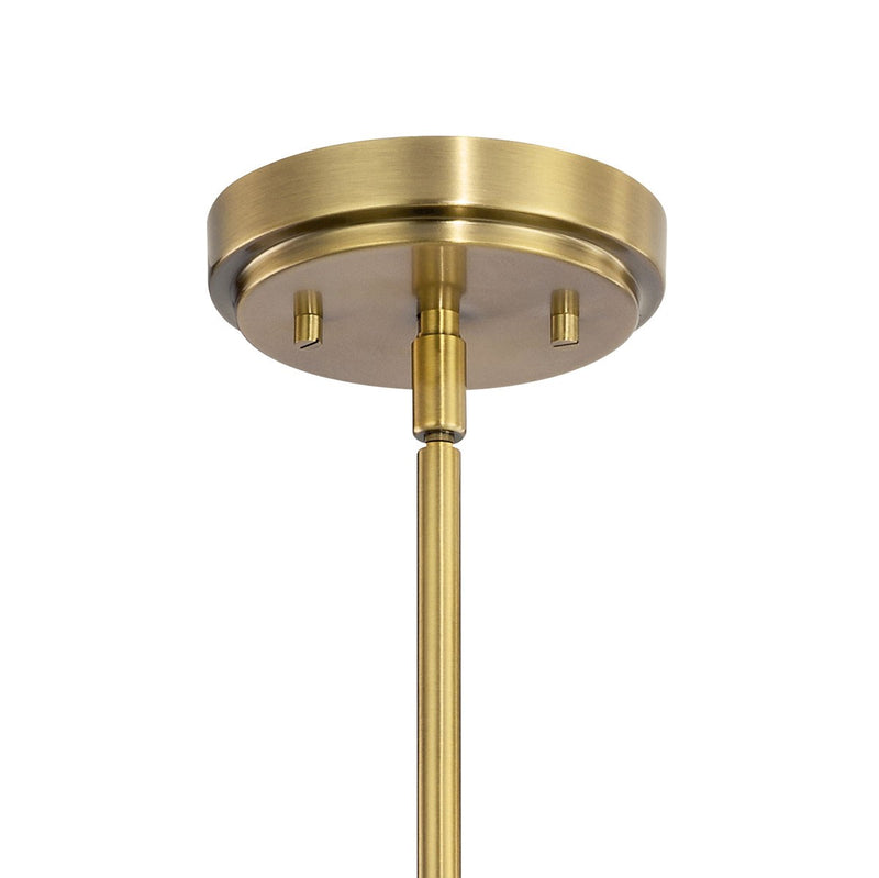 Kichler 52411BNB Six Light Chandelier, Brushed Natural Brass (2)