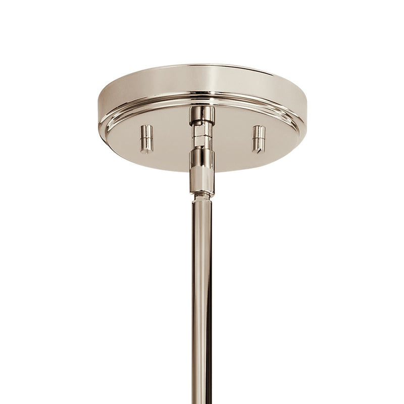 Kichler 52411PN Six Light Chandelier, Polished Nickel (2)
