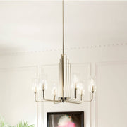 Kichler 52411PN Six Light Chandelier, Polished Nickel (4)