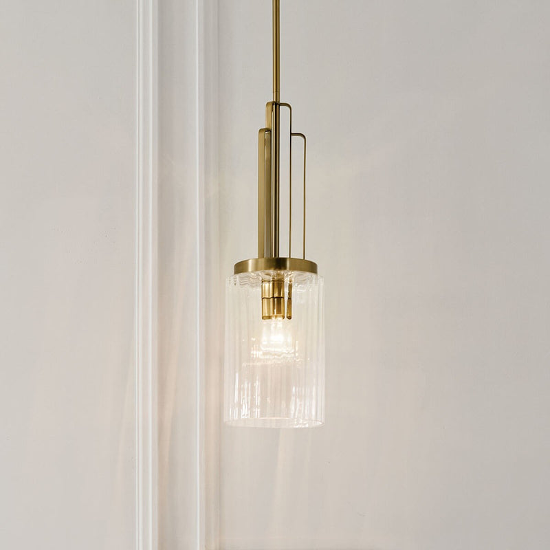 Kichler 52414BNB One Light Mini Pendant, Brushed Natural Brass (3)