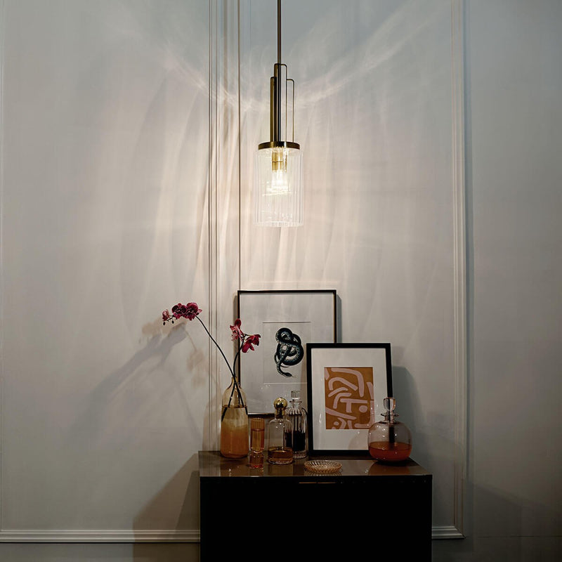 Kichler 52414BNB One Light Mini Pendant, Brushed Natural Brass (4)