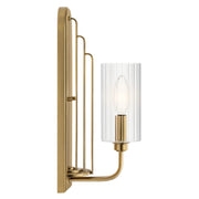Kichler 52415BNB One Light Wall Sconce, Brushed Natural Brass (3)