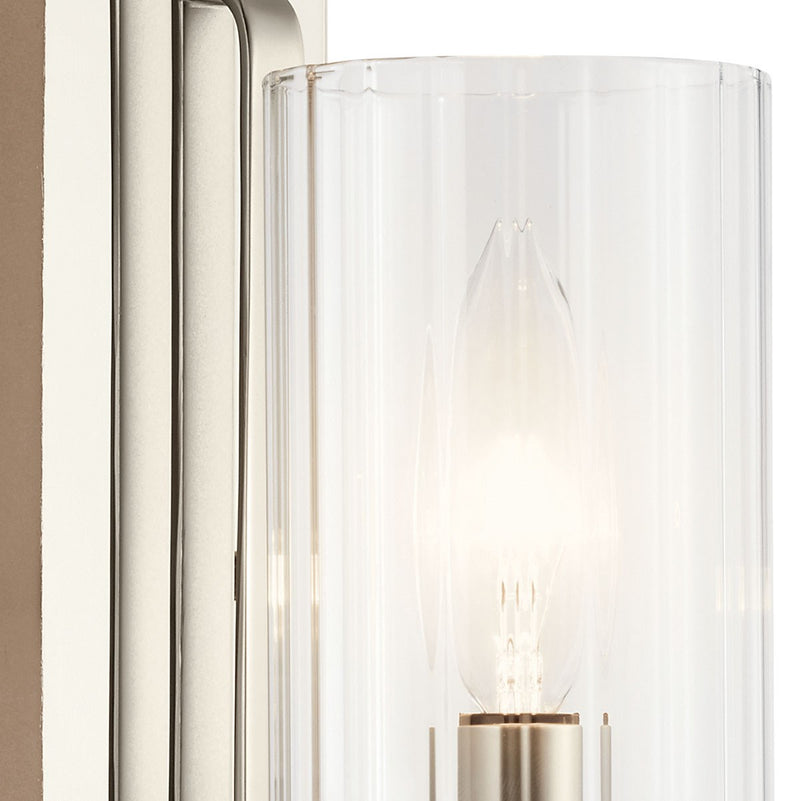 Kichler 52415PN One Light Wall Sconce, Polished Nickel (2)