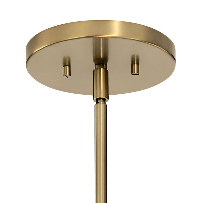 Kichler 52427BNB Six Light Chandelier, Brushed Natural Brass (2)