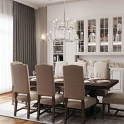 Kichler 52428PN 12 Light Chandelier, Polished Nickel (6)
