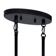 Kichler 52429BK Eight Light Chandelier, Black (2)