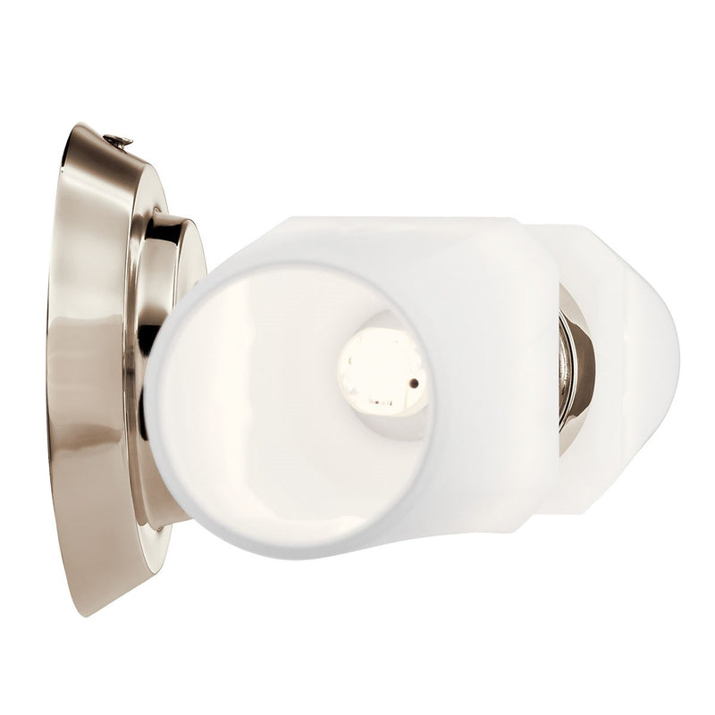 Kichler 55074PN Two Light Wall Sconce, Polished Nickel (2)