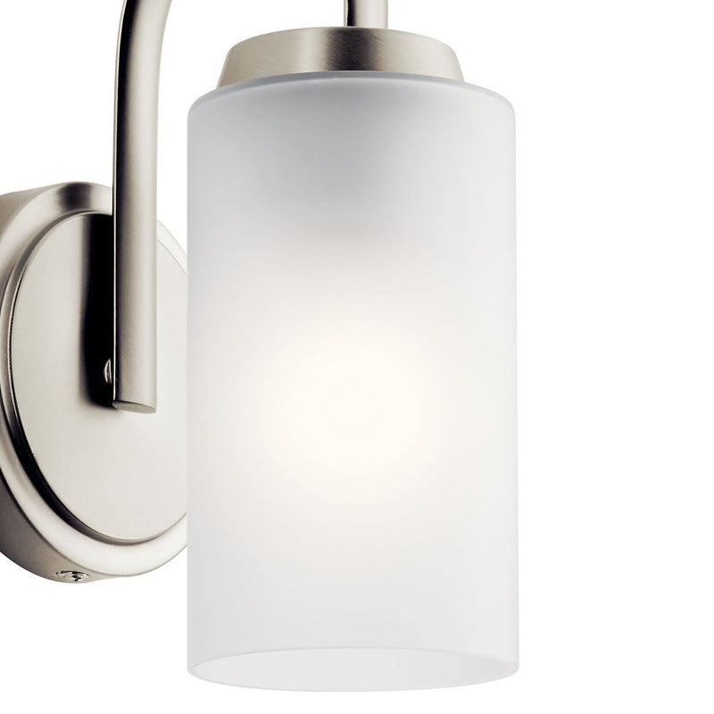Kichler 55085NI One Light Wall Sconce, Brushed Nickel (2)
