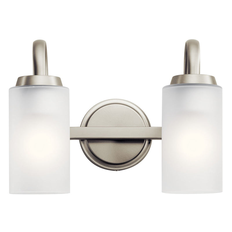 Kichler 55086NI Two Light Bath, Brushed Nickel (3)