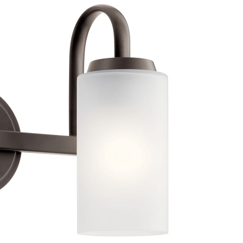Kichler 55086OZ Two Light Bath, Olde Bronze (2)
