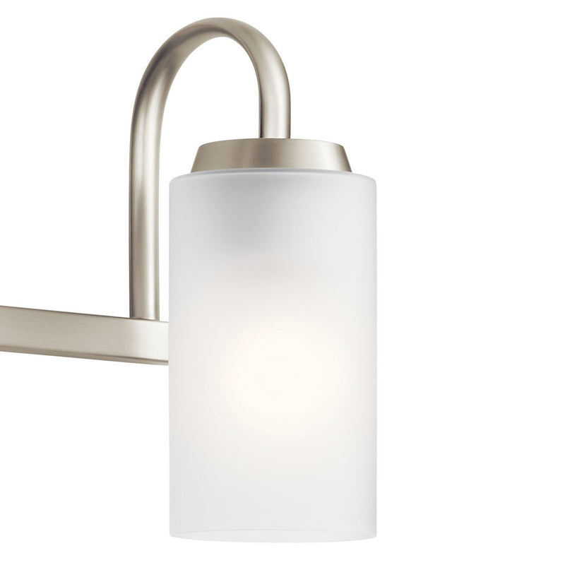 Kichler 55088NI Four Light Bath, Brushed Nickel (2)