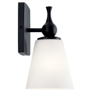 Kichler 55090BK One Light Wall Sconce, Polished Nickel (2)