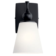 Kichler 55090BK One Light Wall Sconce, Polished Nickel (3)