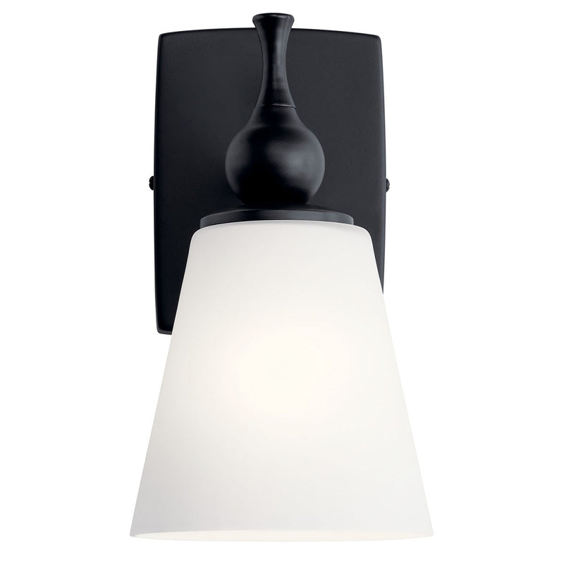 Kichler 55090BK One Light Wall Sconce, Polished Nickel (3)