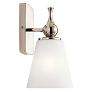 Kichler 55090PN One Light Wall Sconce, Polished Nickel (2)