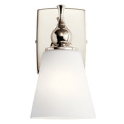 Kichler 55090PN One Light Wall Sconce, Polished Nickel (3)