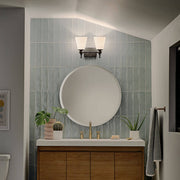 Kichler 55091BK Two Light Bath, Black (6)