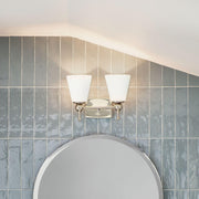 Kichler 55091PN Two Light Bath, Polished Nickel (5)