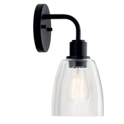 Kichler 55100BK One Light Wall Sconce, Black (2)