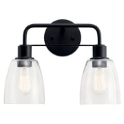 Kichler 55101BK Two Light Bath, Black (4)