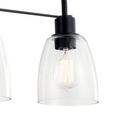 Kichler 55102BK Three Light Bath, Black (3)