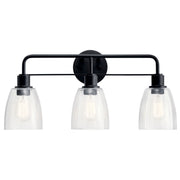 Kichler 55102BK Three Light Bath, Black (4)