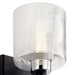 Kichler 55105BK Harvan One Light Wall Sconce, Black Alternate Image.jpg