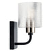 Kichler 55105BK Harvan One Light Wall Sconce, Black Alternate Image 2.jpg