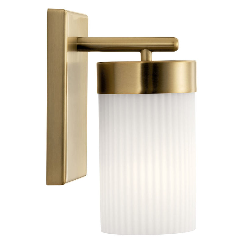 Kichler 55110BNB One Light Wall Sconce, Brushed Natural Brass (2)
