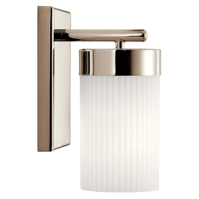 Kichler 55110PN Ciona One Light Wall Sconce, Polished Nickel Alternate Image 2.jpg