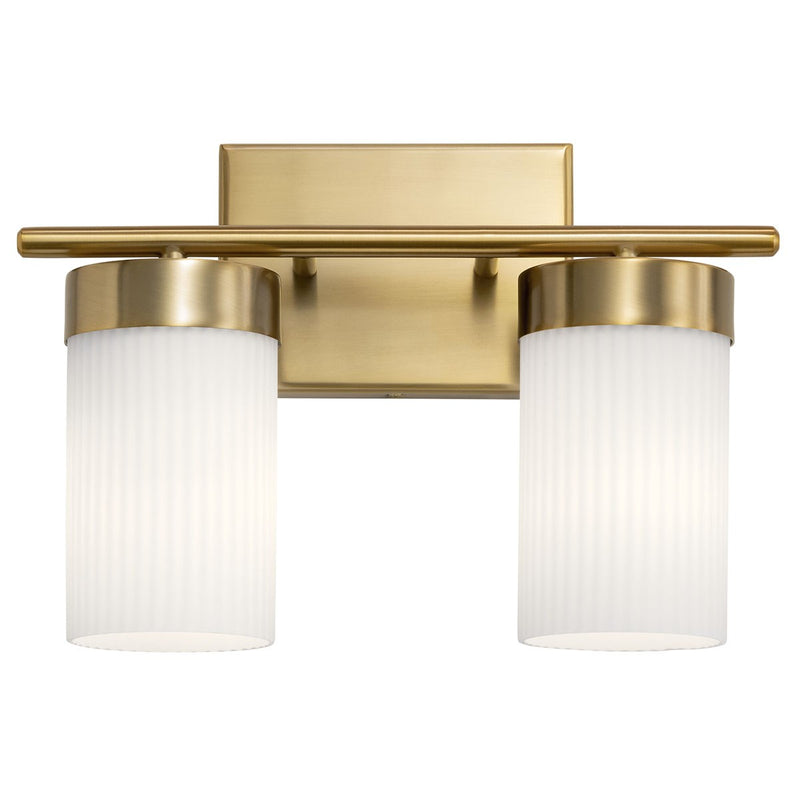 Kichler 55111BNB Two Light Bath, Brushed Natural Brass (2)
