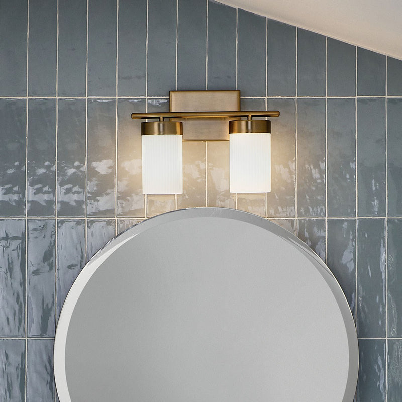 Kichler 55111BNB Two Light Bath, Brushed Natural Brass (5)